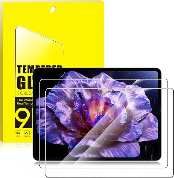 (2 Packs) Tempered Glass Screen Protector for OnePlus Pad 4 13.2 Inch Tablet - 9H Hardness | Anti-Scratch | Oil-Resistant Anti-Fingerprint