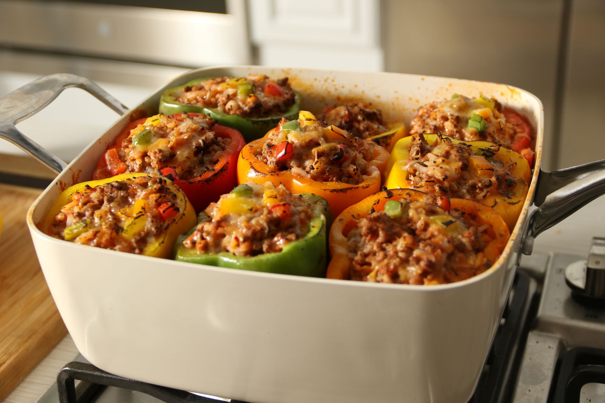 GOTHAM STEEL 12 Pc Ceramic Cookware Set Nonstick, Pots and Pans