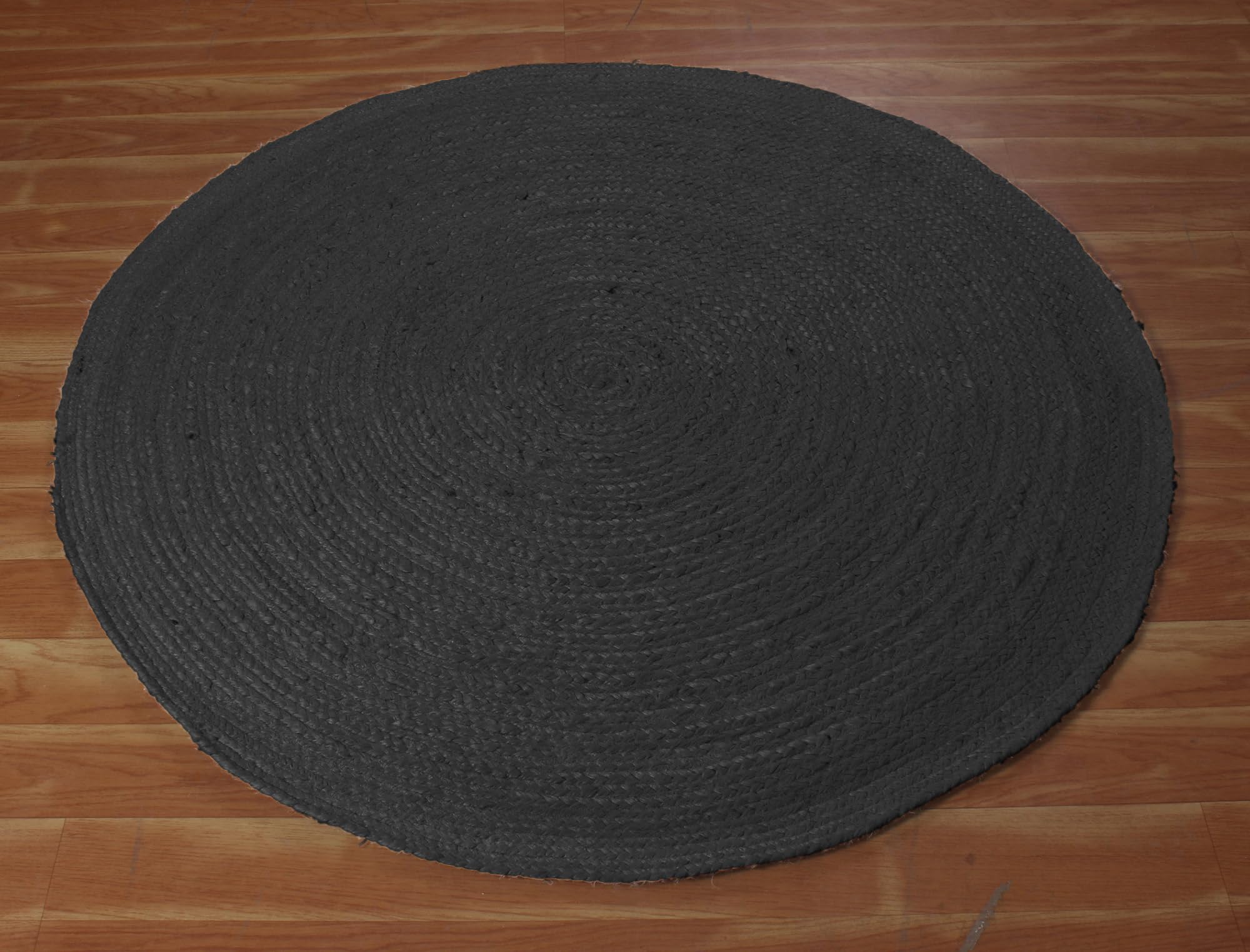 Tapis rond en jute pour entrée et salle à manger contre les rayures