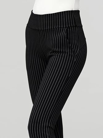 Conceited Stretch Slacks for Women - Wear to Work - Tummy Control - Slim Leg - Pockets - Ponte - (Available in Plus Size)