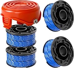 Black and Decker A6441 Bobine de fil de rechange pour débroussailleuse Black & Decker GL315 GL350 GL650 GL652 GL655 GL660 GL680, 1,65 mm de diamètre et 12,2 m de long