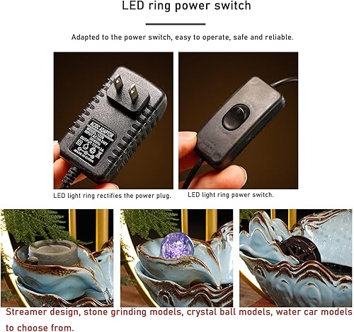 Miniatura 2 de Fuente de mesa de la suerte, adornos chinos de aromaterapia, lámpara de estufa de aromaterapia, decoración del hogar, regalo de apertura de