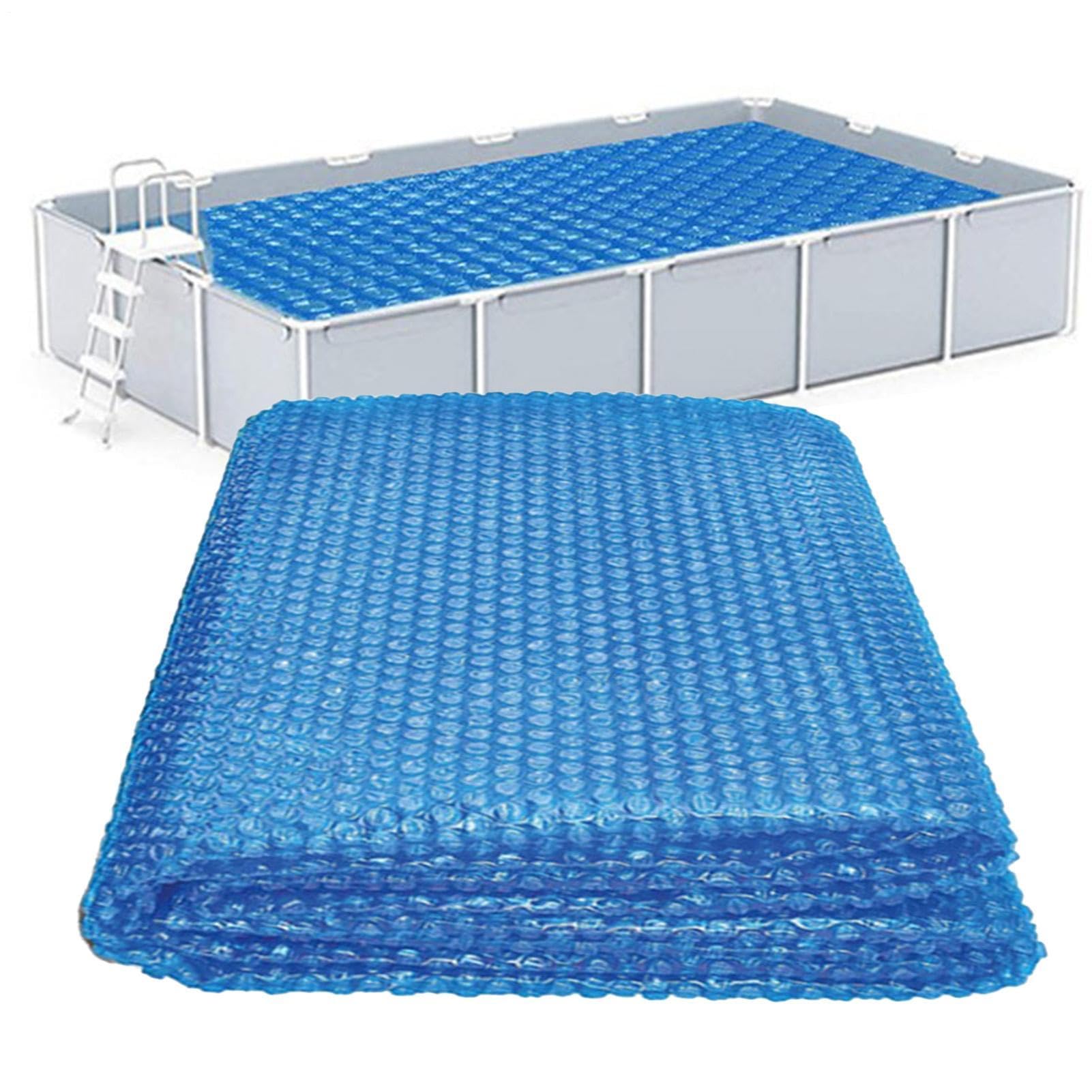 Couverture À Bulles De Piscine Protection isolante rectangulaire renforcée | Film à Bulles Thermique pour la baignade dans les lacs rivières plages et étangs en fête jeux bar et ponton