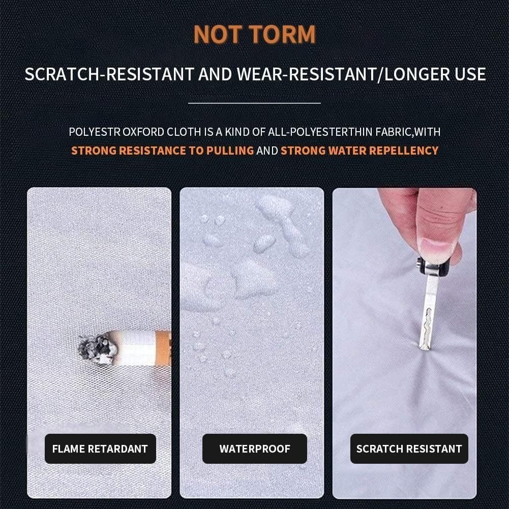 防水カーカバー と互換性があります マセラティ ギブリ 2013-2023| 防水 防塵 フルカーカバー 通気性 オックスフォード生