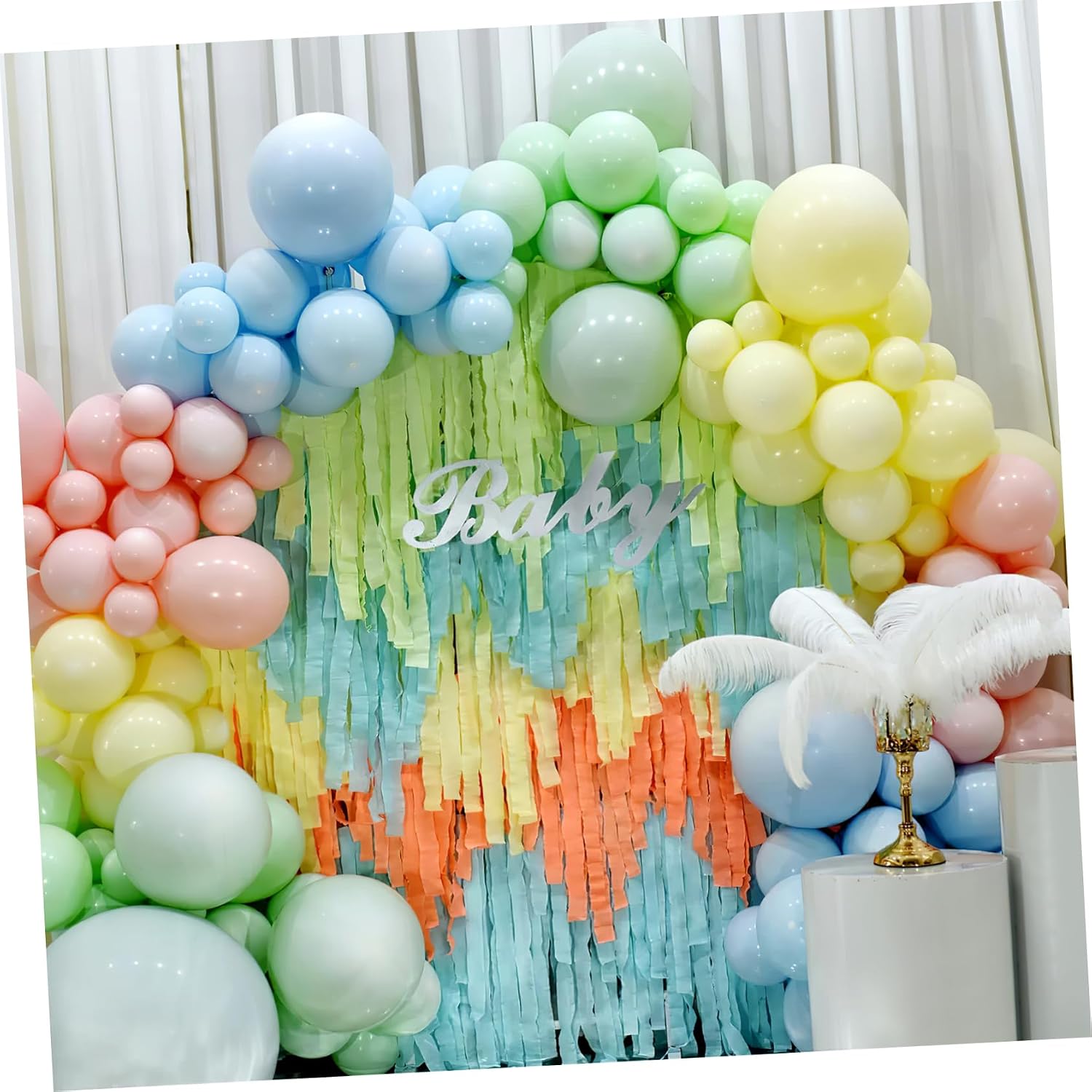 12Rolls Crepe Paper Streamer of Decorative Party Streamers for Birthdays Weddings and Festivals Easy to Use Bright Colors for