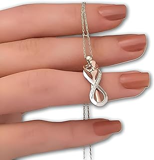 Pendant Necklace - Celebrate Connection with an Affectionate Snuggle Hug Design, Stylish Adjustable Couples Jewelry for Both Women and Men, Ideal for Special Occasions and Daily Wear