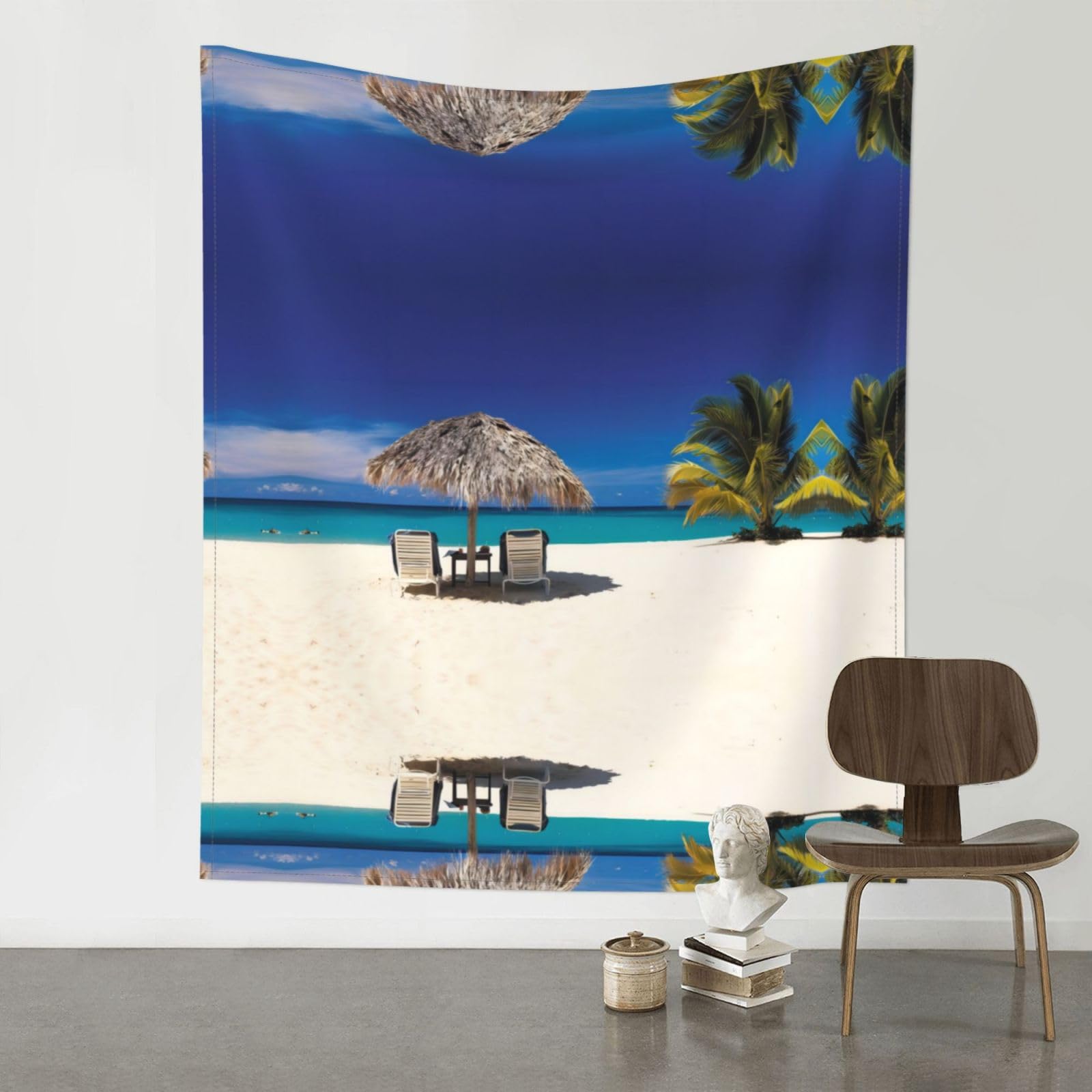 YYHWHJDE Jamaica Beach Prints Wall Tapestry 60x51in - High-Grade Polyester Throw for Dorm Room Decor, Beach Blankets & Home Accent