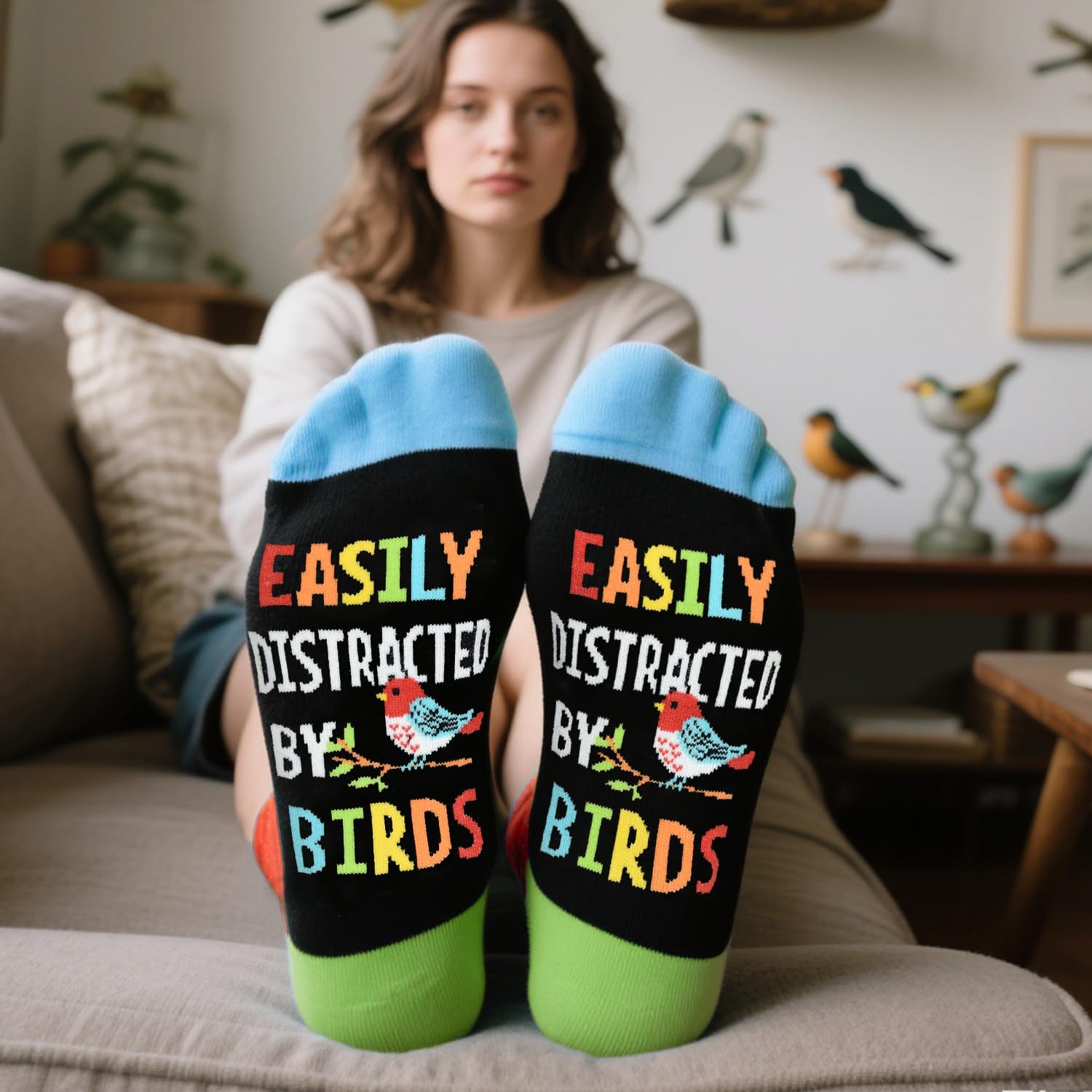 GOLIN Funny Animal Socks Pun Gifts for Women Men Teens, Novelty Crew Socks Humor Gift Idea for Animal Lover - Image 6