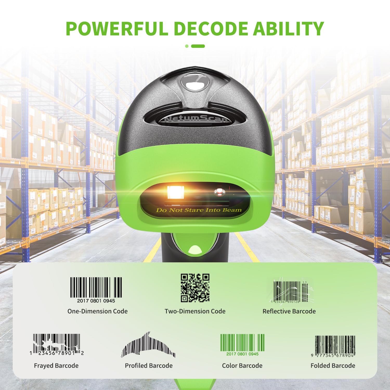 NetumScan USB bezprzewodowy skaner kodów kreskowych Bluetooth 1D 2D QR ręczny czytnik kodów kreskowych kompatybilny z komputerem do systemu POS, supermarketu, magazynu, sklepu detalicznego NSL8BL Pro