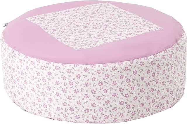 Hoppekids Hoppe Kids My Room beanbag, 100% Cotton, Pink, ø75x23 cm