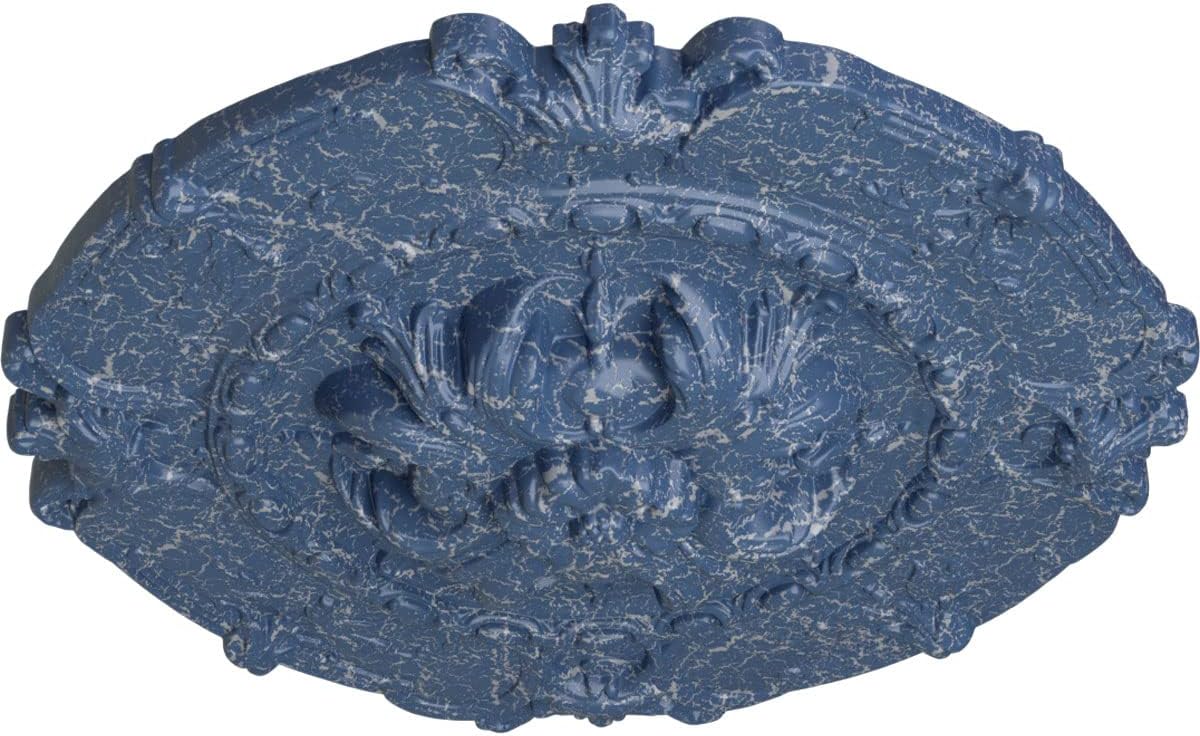 Ekena Millwork CM16SOAMCDecorative Ceiling Medallions Modeled After Original Historical Patterns & Designs, Americana Crackle