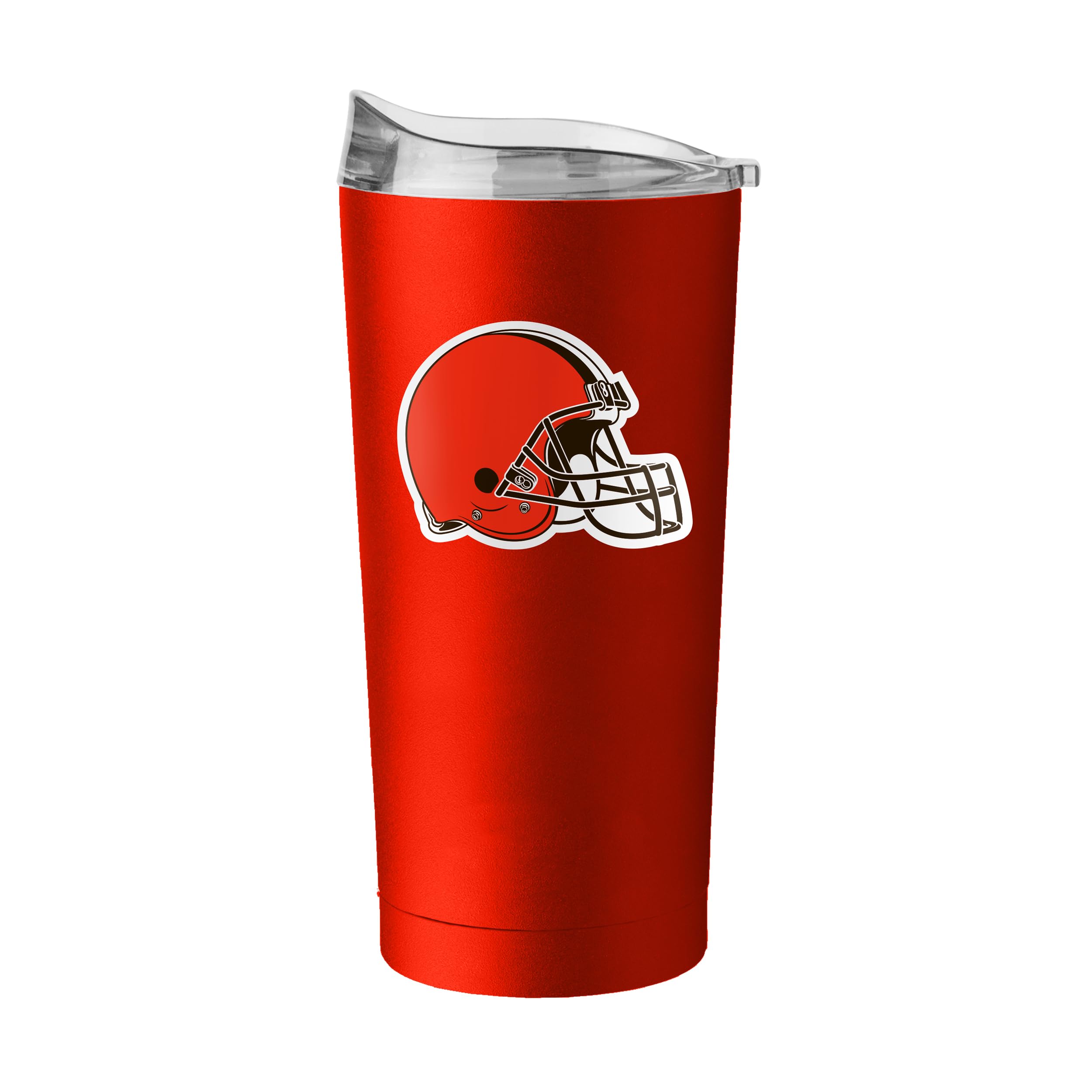 FANMATS NFL Cleveland Browns 20 oz Stainless Steel Tumbler — Powder-Coated | 20 Fluid Ounces | Vacuum Insulated | Team Color