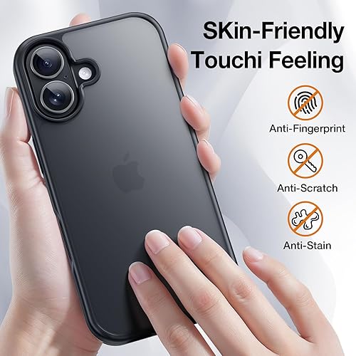 Miniatura 38 de Funda para iPhone 12, a prueba de golpes, para iPhone 12 Pro, protección contra caídas de grado militar, parte trasera dura, delgada, translúcida