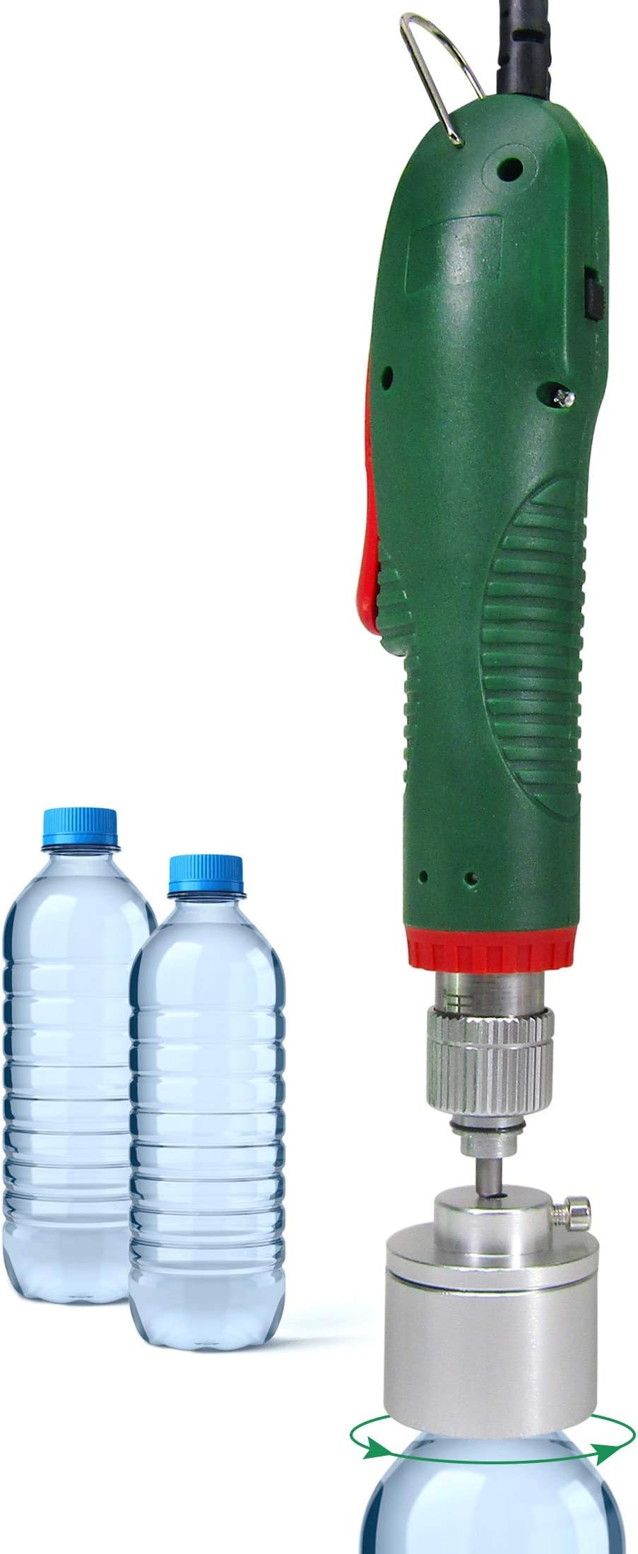 Handheld Bottle Capping Machine Electric Bottle Capper Tools for 10-50mm Plastic Bottles 100-240V