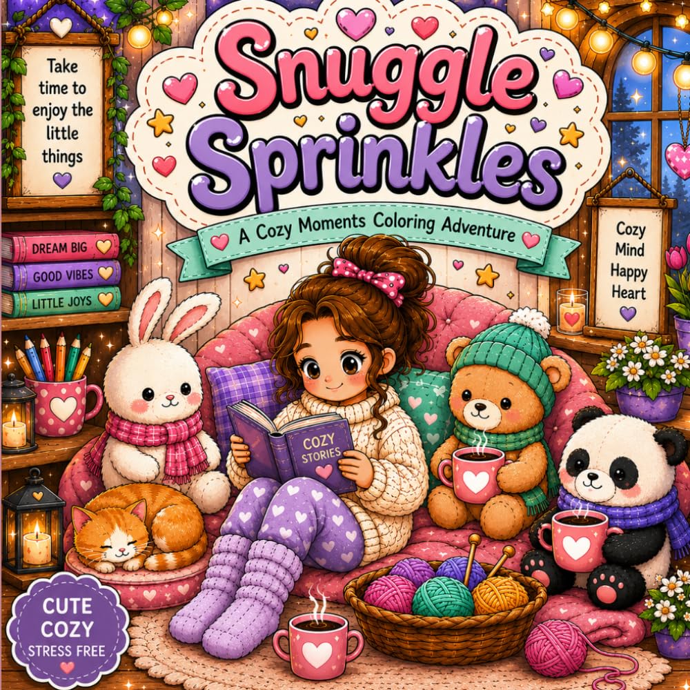 Snuggle Sprinkles: A Cozy Coloring Adventure