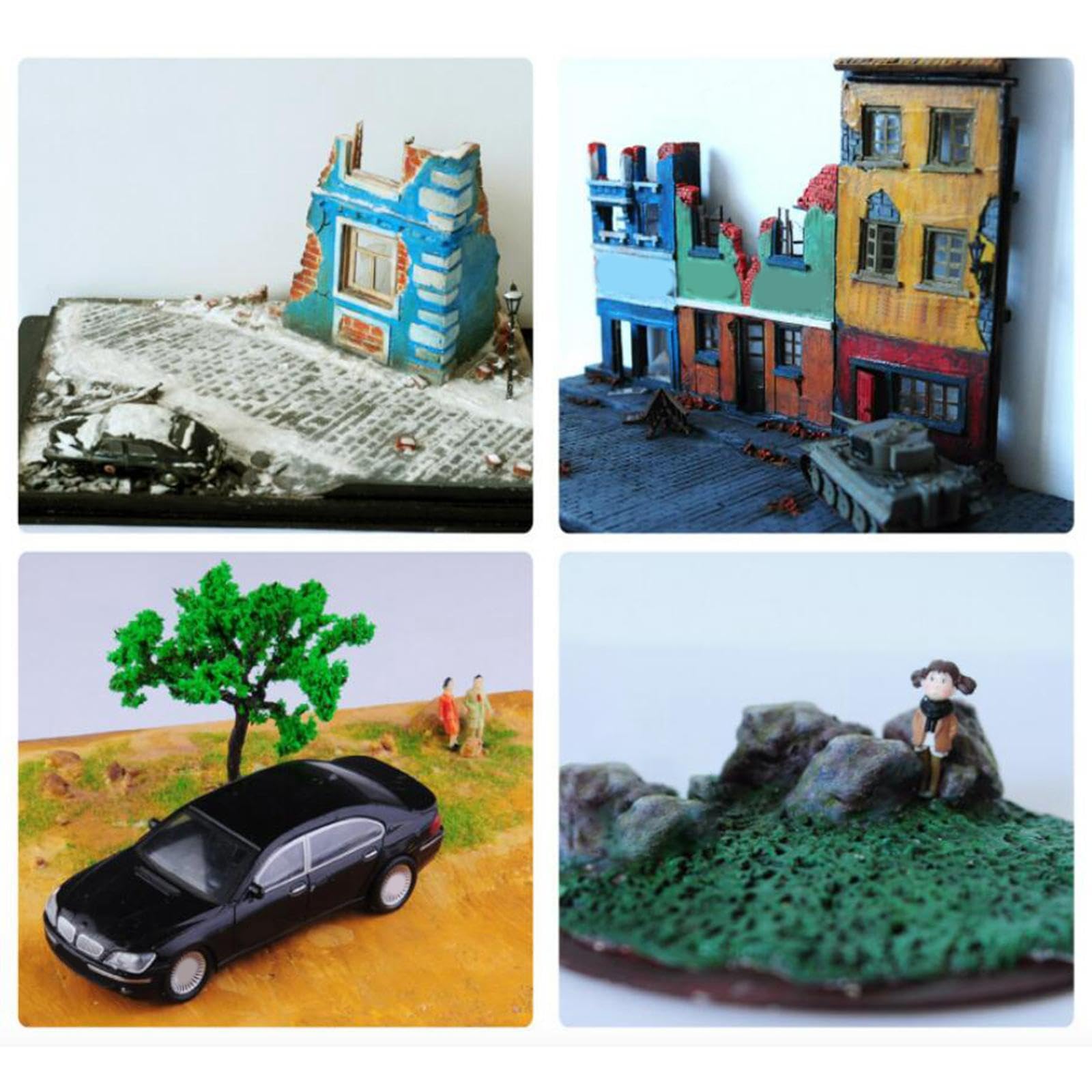 Il pannello di di base per diorama eccelle nelle arti e nei mestieri e nei progetti di composizioni floreali personalizzabili. Modello di costruzione