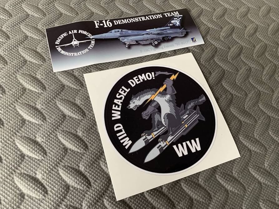 F-16 Wild Weasel パッチセット三沢基地 F-16 Wild Weasel パッチセット三沢基地 - メルカリ