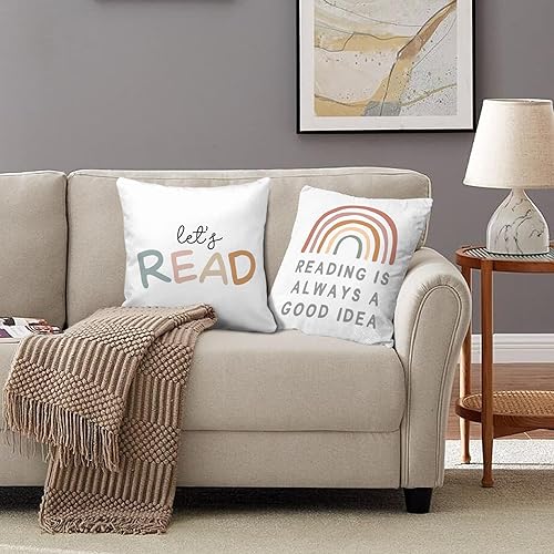 Miniatura 2 de Regalos de ánimo, fundas de almohada con citas inspiradoras de 18 x 18.0 pulgadas. Eres valiente, eres inteligente, regalos de aliento para mujeres,