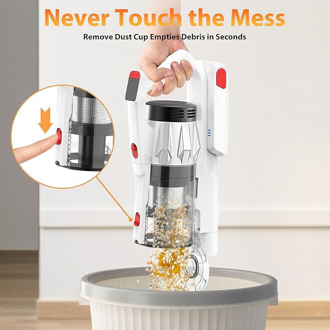 Aspiradora Inalámbrica de Mano 45000Pa con Filtro HEPA miniatura 8