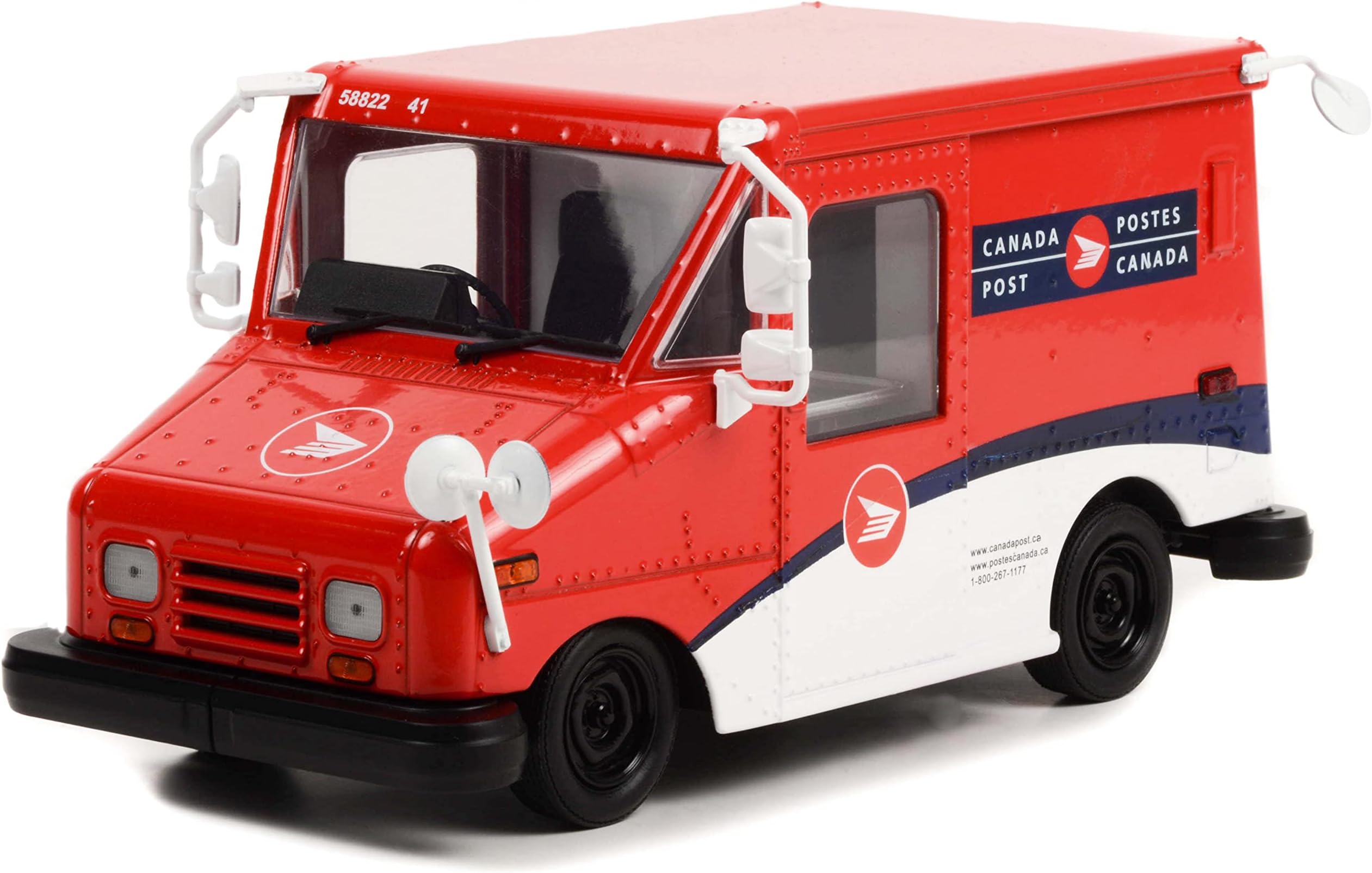 Canada Post LLV Long-Life Postal Delivery Vehicle Red and White 1/24 Diecast Model by Greenlight 84108