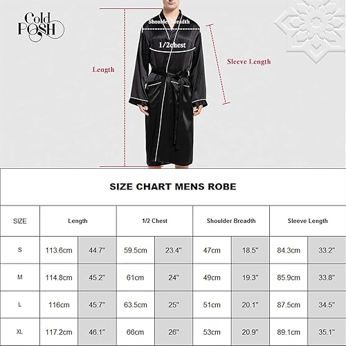 Miniatura 6 de Bata de baño de seda real para hombre, bata de baño ligera de lujo para hombre, de manga larga, seda de morera