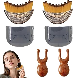2 cepillos linfáticos de contorno facial, lin...