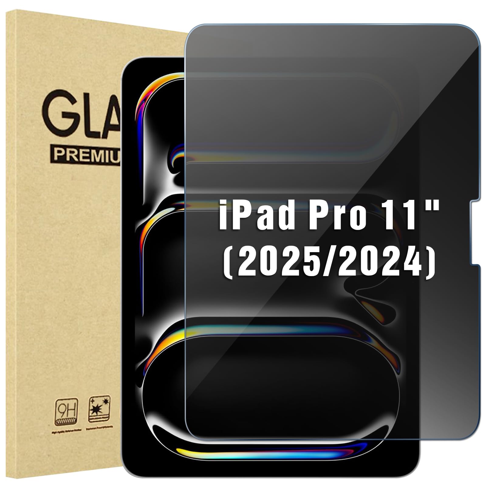 ProCase 1 Pack Privacy Screen Protector for iPad Pro 11” 2025 M5 / 2024 M4