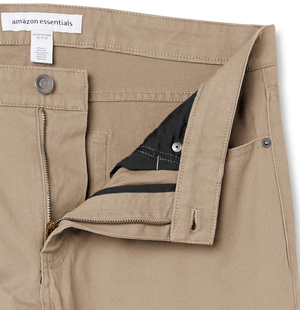 Amazon Essentials Men's 5-Pocket Stretch Twill Pants — view 5
