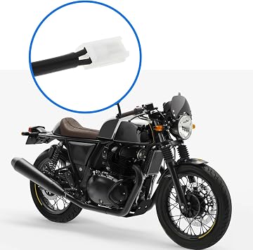 ECSiNG 4pcs Motorcycle Indicator Adaptor Leads Compatible with Royal Enfield interceptor 650 GT