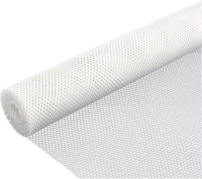 Plastic Wire Mesh Fence 39.3 Inches Wide Safety Fence Roll Balcony Protection Net Fencing Multi-Use Decorative Barrier for Chicken, Snow, Poultry, Patio, Garden, PSize1x30M - Mesh 1.2cm,ColorWhite