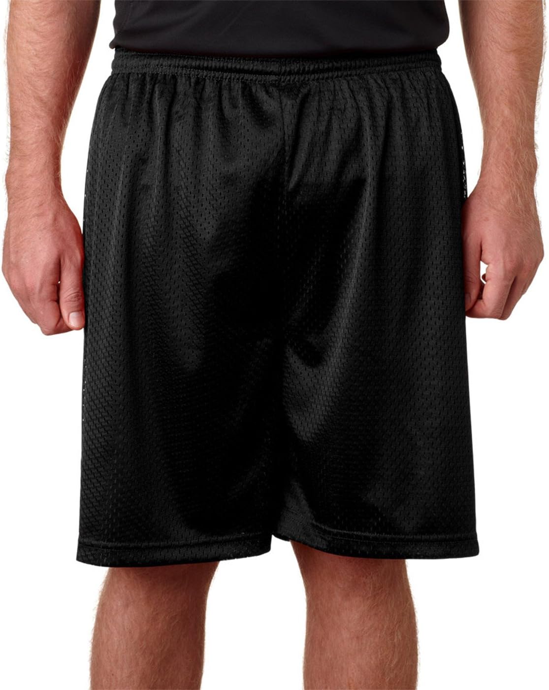Badger 7207 Sport Men Size NEW Athletic Pro Mesh Team Basketball Shorts (5XL, Black)