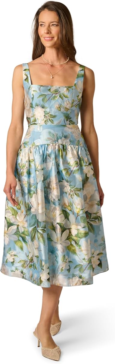 Adrianna Papell Embellished Mikado Gown