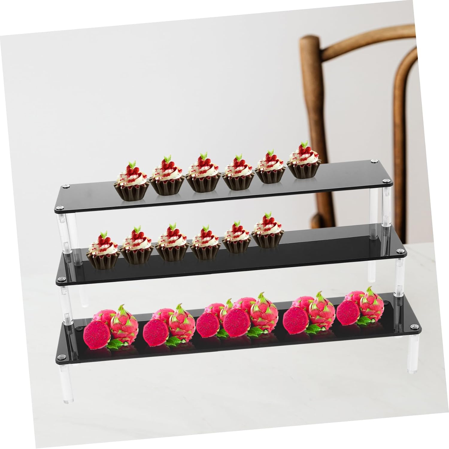 Mobestech Vendor Display Shelf Small Display Stands for Craft Show Racks Retail Stores