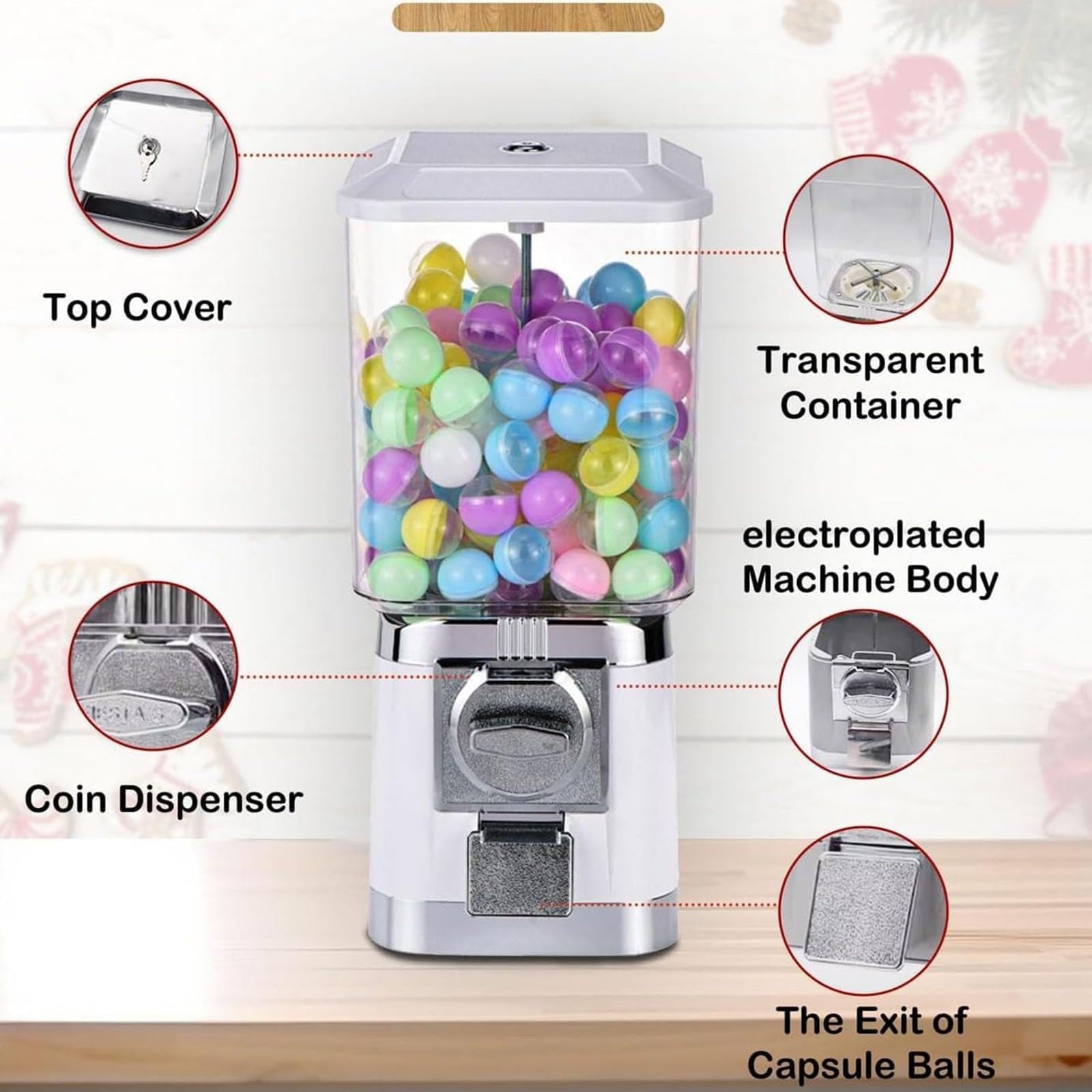 Distributeur Automatique De Bonbons Et De Capsules À Pièces