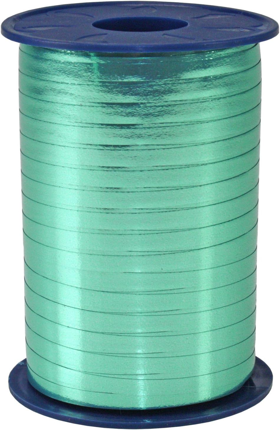 Präsent Poly Metallic Smooth Curling Ribbon, 3/8 inch by 273 Yards, Lime