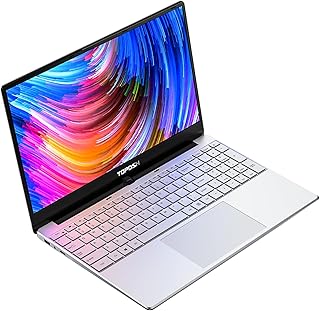 Windows 10 Laptop,15.6 inch PC Notebook,8GB RAM+256GB SSD,Intel Celeron 5205U,for Business use,Backlit Keyboard Dual Core,WiFi Bluetooth-Silver