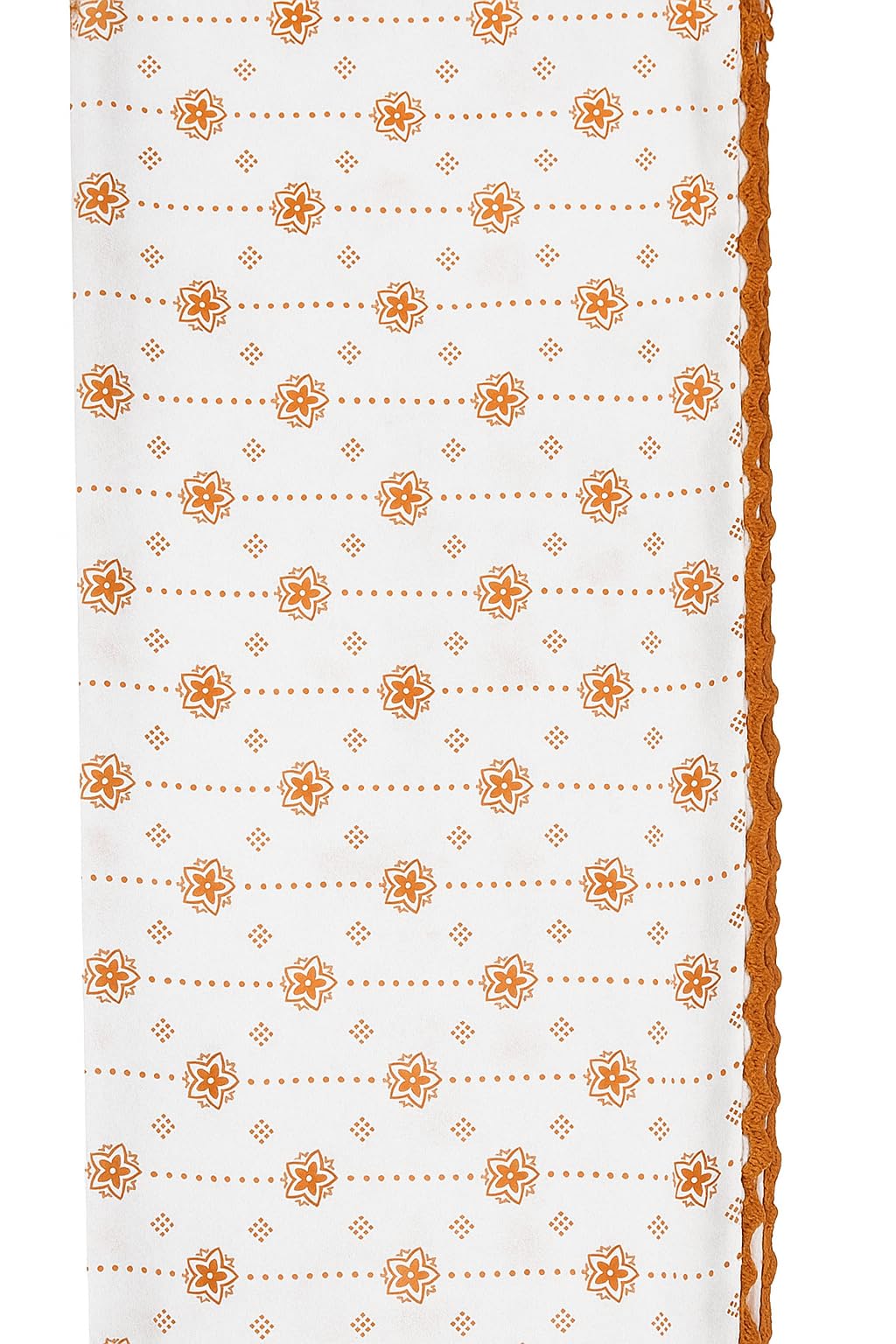 Women & Girl's Premium Solid Cotton STOLE/SCARF Color - WHITE CADBURY Stylish with 4 Side Samosa Less Design-image-17