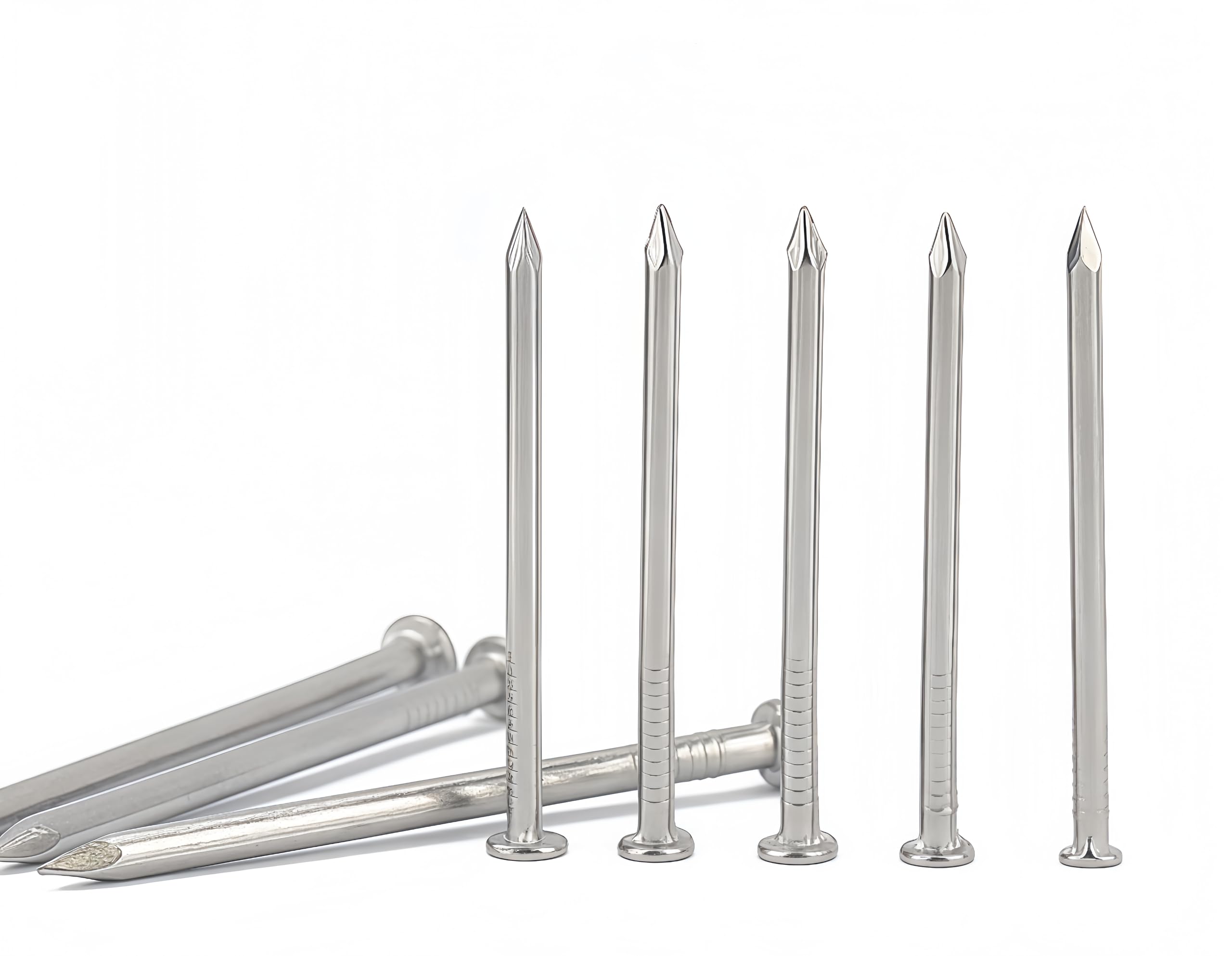 150pcs Hardware Nails, 2" Hanging Nails, Wood Nails,Wall Nails,Flat Head Nails, Hanging Picture Nails,Roofing Nails