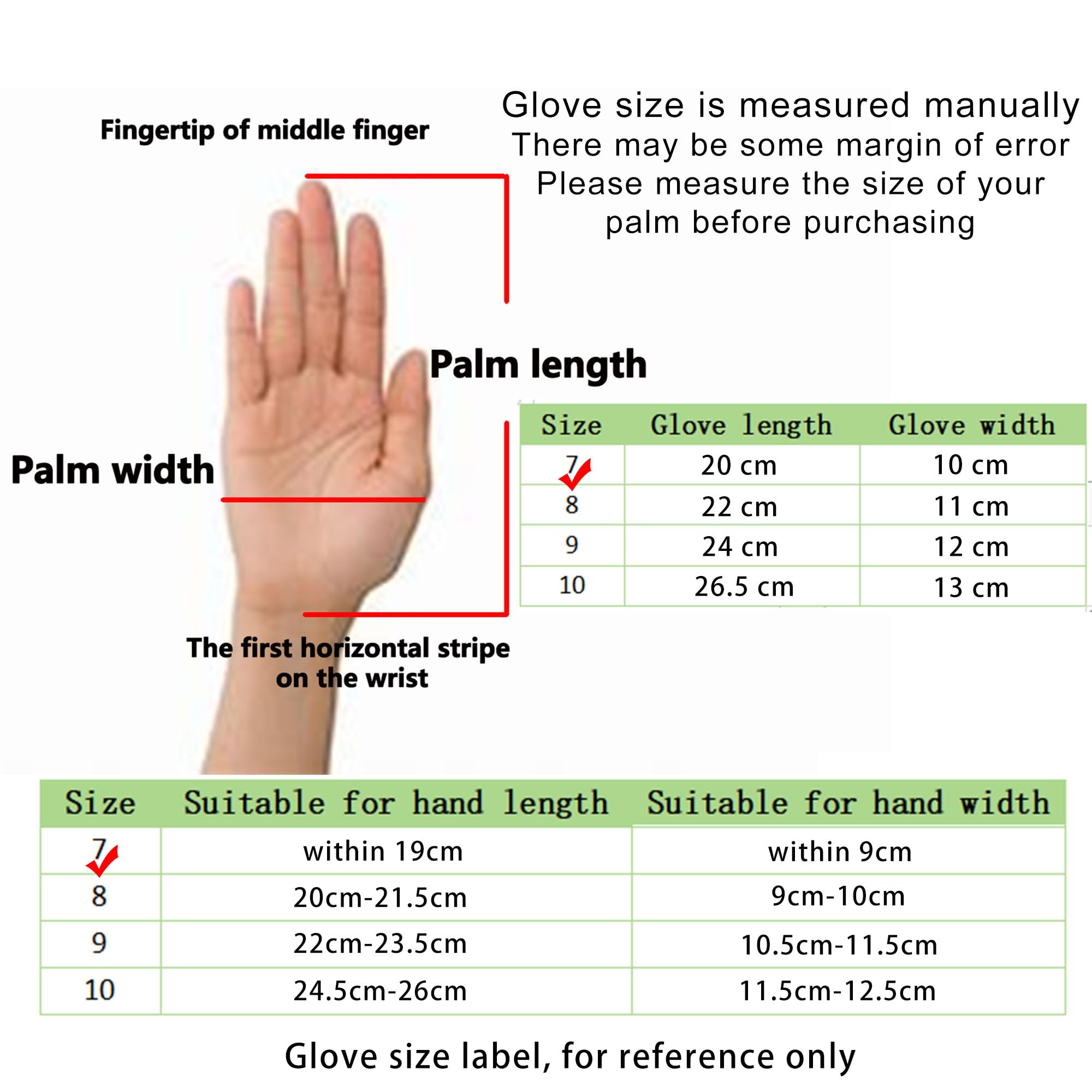 Guantes Portero Transpirable Látex Grueso Antideslizante Talla 7-10