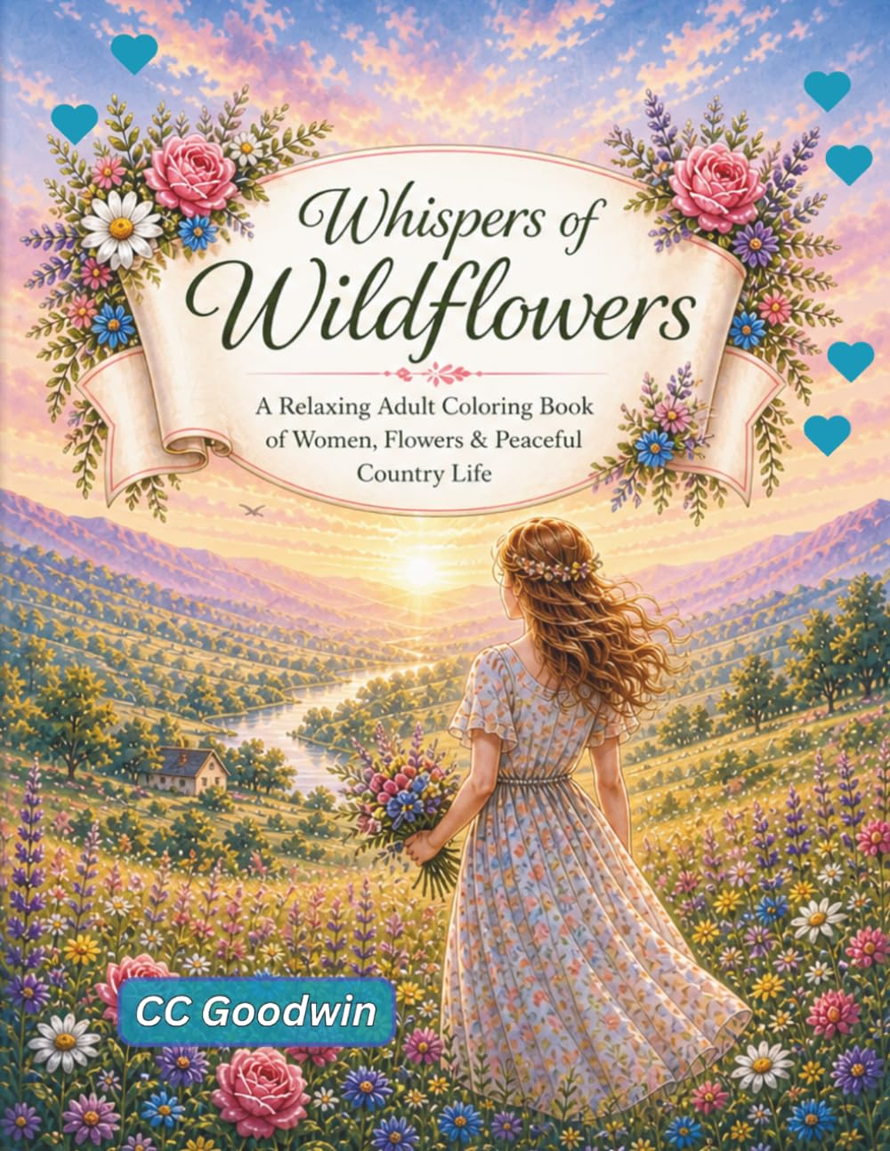 Whispers of Wildflowers: Coloring Book