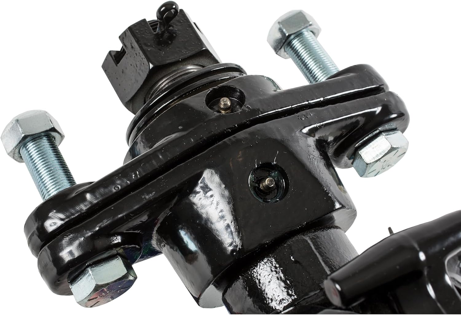Buyers Products BP760A 30 Ton Forged Swivel Pintle Hook, 60,000 lb Capacity, Fits 3 in. I.D Lunette Rings, Spring Loaded Lock Arm, Heavy Duty Off Road Towing, Construction Utility Use, Black