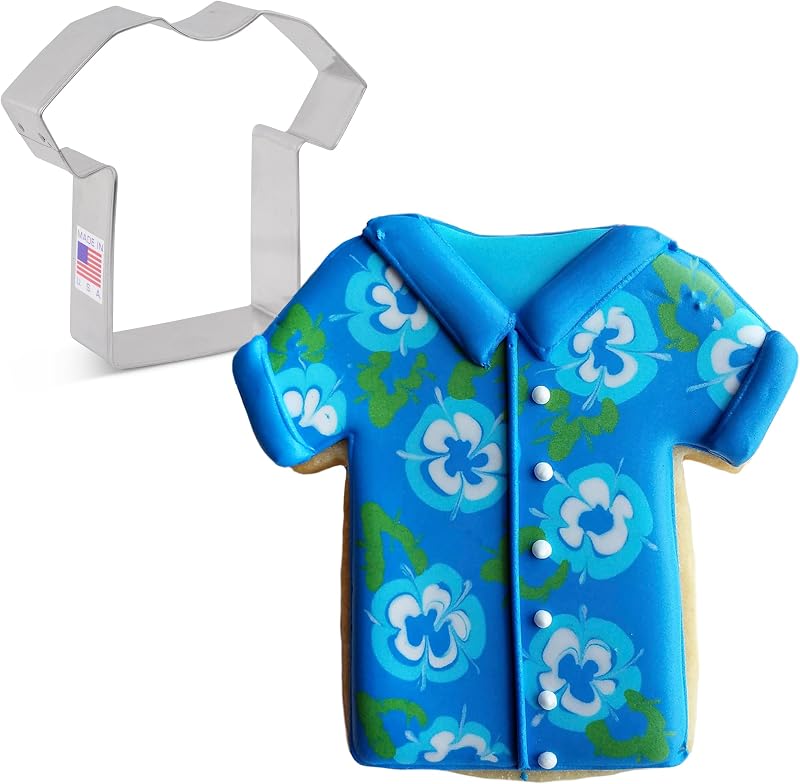 Cortador de galletas para camisetas Ann Clark, 3-1/2 pulgadas, fabricado en EE. UU. | Para camisetas, deportes, blusas médicas, tamaño y forma perfectos, el cortador de galletas más grande de Estados Unidos, acero americano apto para alimentos