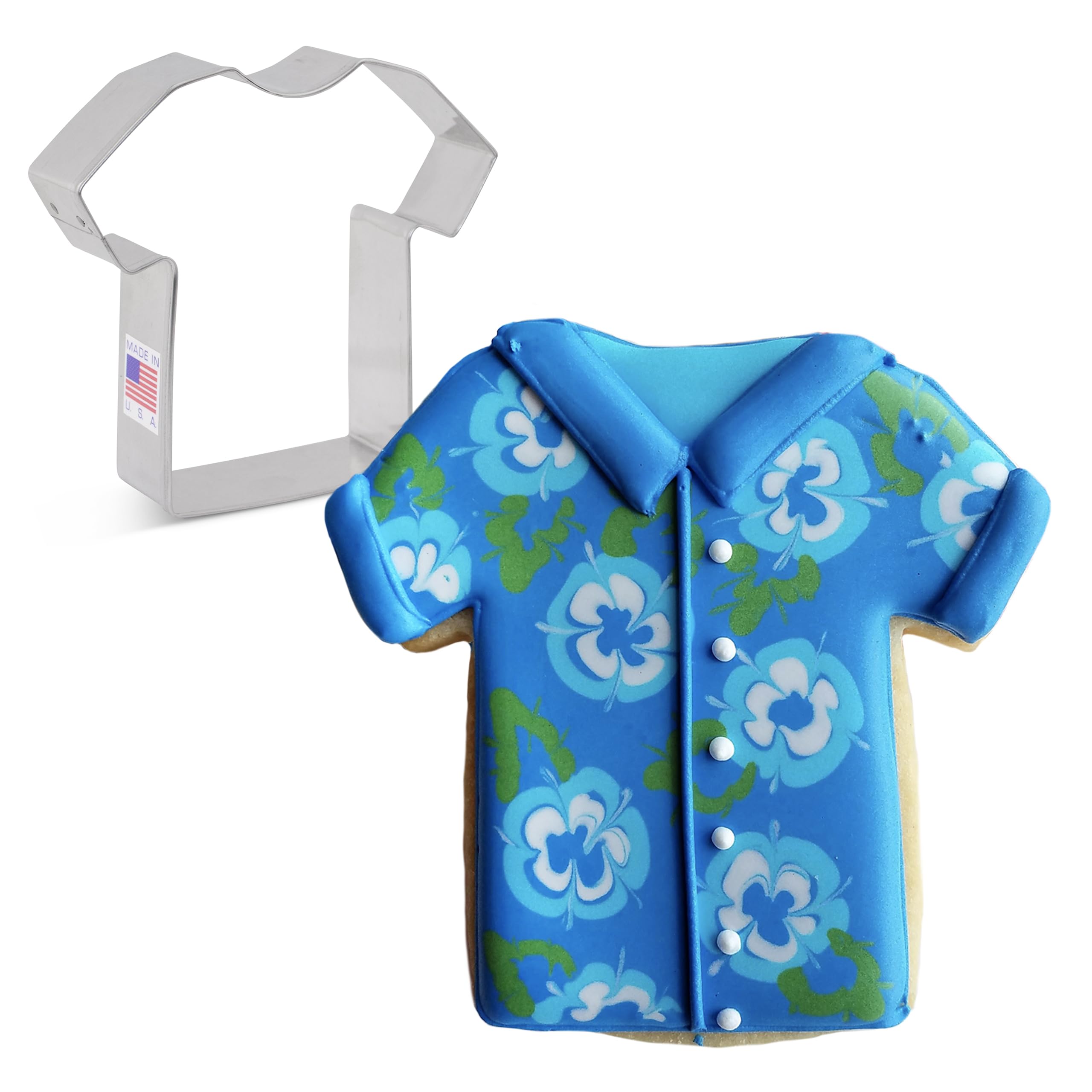 Ann Clark Cookie Cutters T Shirt/Sports Jersey/Medical Scrub Cookie Cutter, 3.5" Made in USA