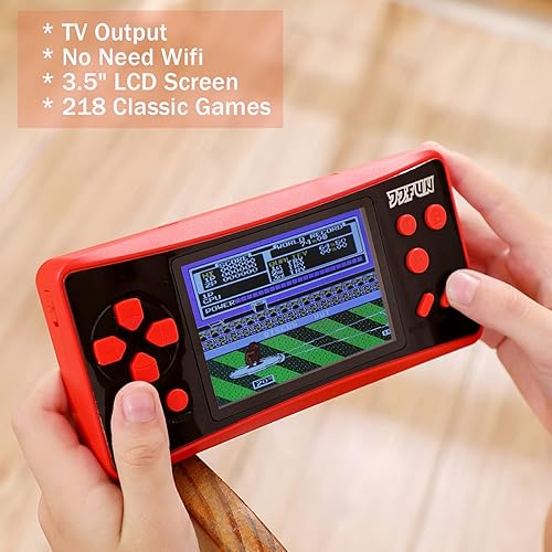 Miniatura 2 de Consola de juegos de mano portátil Haopapa Retro Plus, reproductor de videojuegos integrado con 218 juegos clásicos, LCD de 3.5 pulgadas, gran