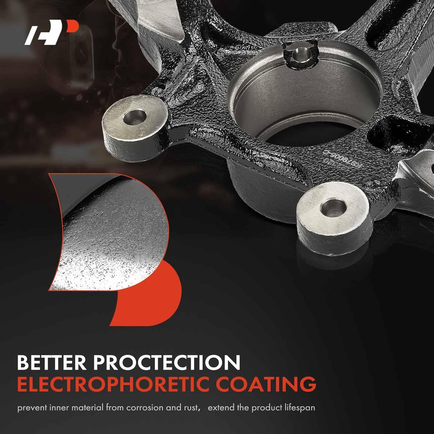 A-Premium Front Suspension Steering Knuckle Compatible with Chevrolet Sonic 2012-2019 1.4L 1.6L 1.8L, Right Passenger Side