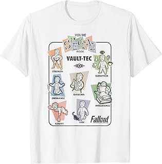 Fallout Video Game Vault-Tec You're Special Book Vintage Tシャツ