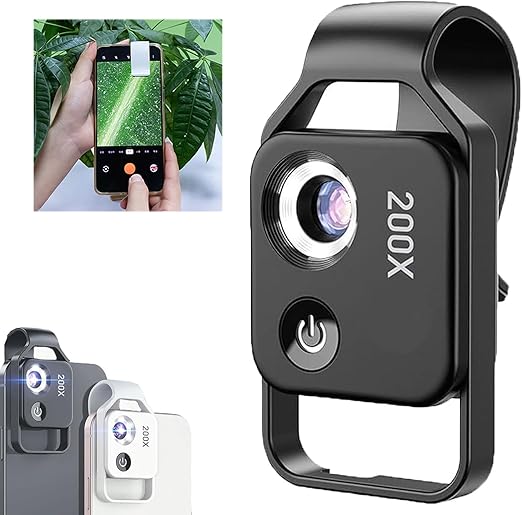 RMHXCC Nanozoom 200x Magnification Zoom, Nano Zoom Lens, Nanozoom High ...