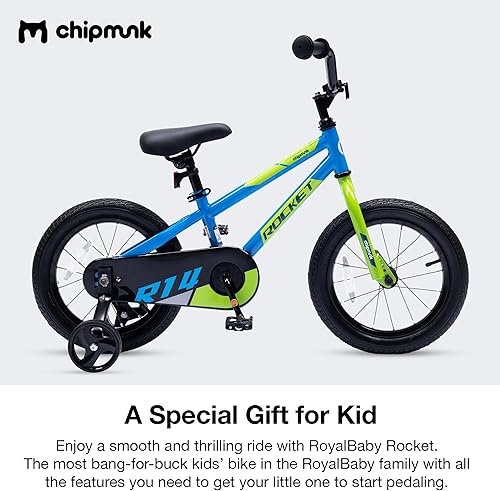 Miniatura 6 de Royalbaby Bicicleta para niños pequeños de 12, 14, 16, 18, 20 pulgadas, ruedas para principiantes, niños y niñas de 3 a 11 años, múltiples opciones