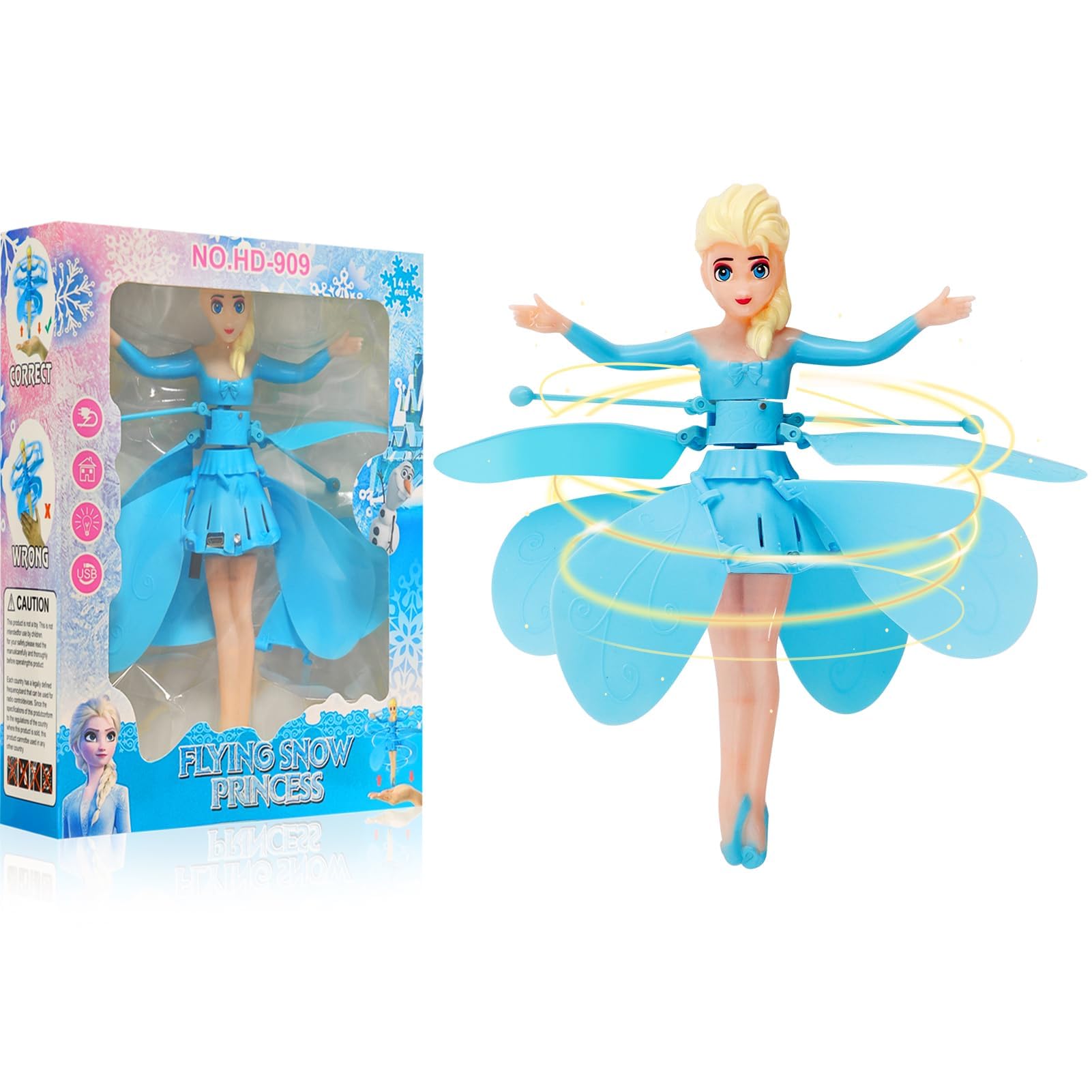 Choice First Magical Flying Fairy Doll, Hand Sensor Control, USB Powered Magic Flying Fairy, Sky Dancers Flying Toy, Rainbow Glitter Flying Princess Doll Indoor, Fairy Doll for Girls (Set of 1) (B0CSSZ4KL6) Amazon Price History, Amazon Price Tracker