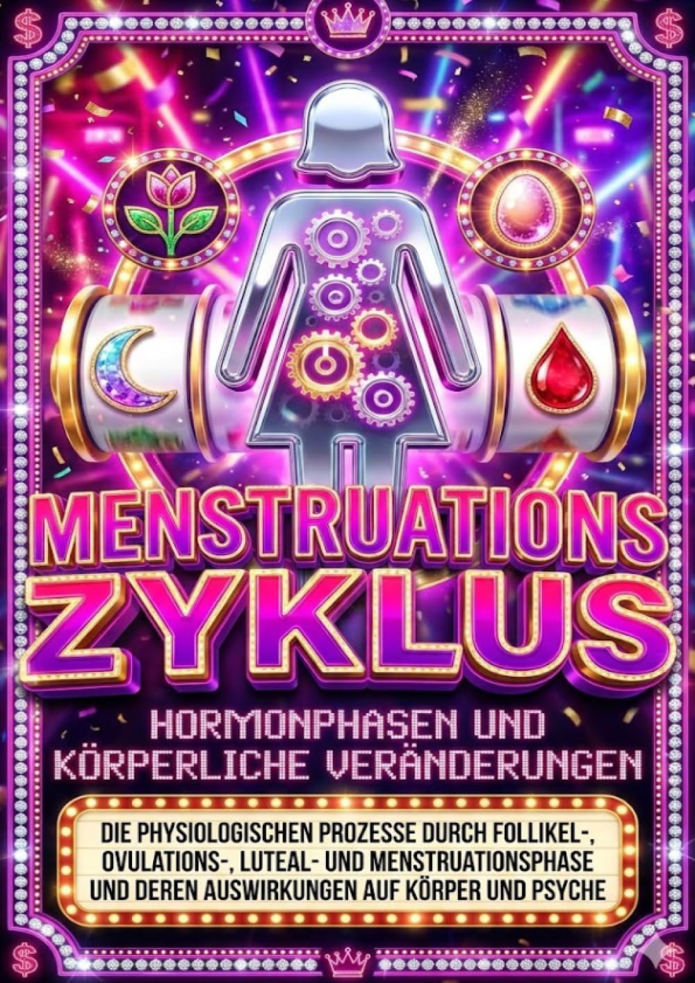 Menstruationszyklus: Hormonphasen und körperliche Veränderungen: Die physiologischen Prozesse durch Follikel-, Ovulations-, Luteal- und Menstruationsphase und deren Auswirkungen auf Körper und Psyche